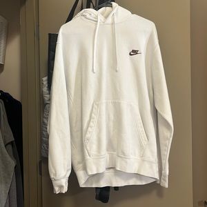 White nike Large hoodie